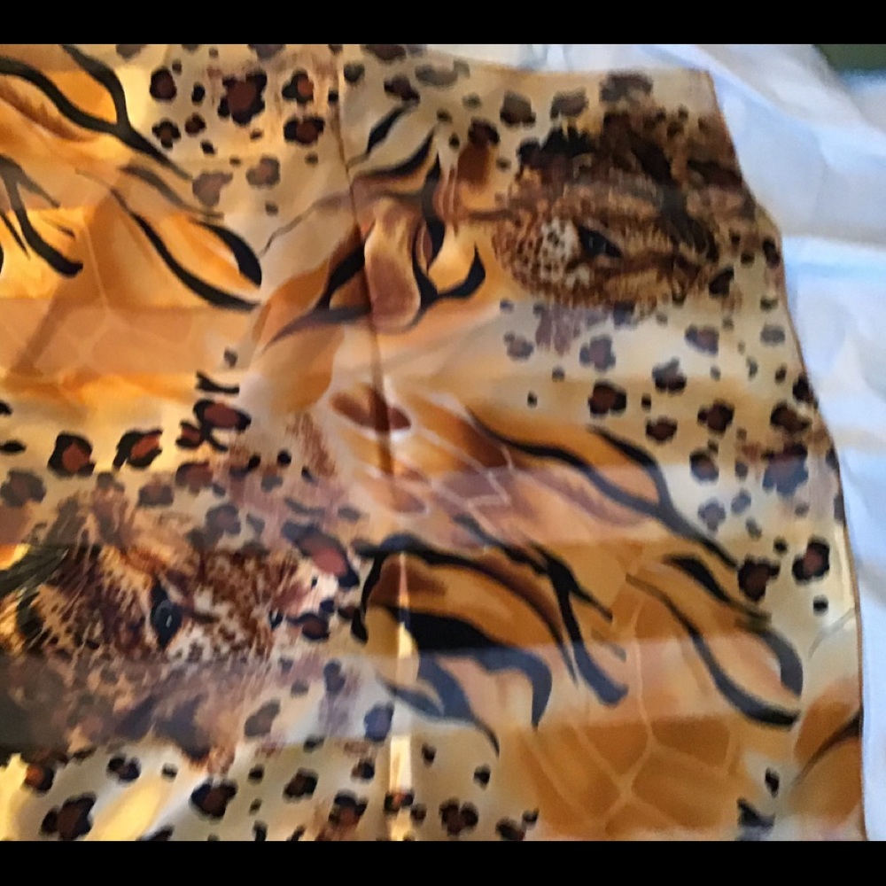 Cheetah Tiger Leopard Animal Print Scarf Brand New So Pretty Misses